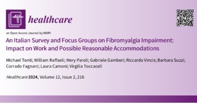 Con il contributo di Fondazione ISAL pubblicato uno studio sull’impatto della Fibromialgia sul lavoro e sui possibili accomodamenti ragionevoli